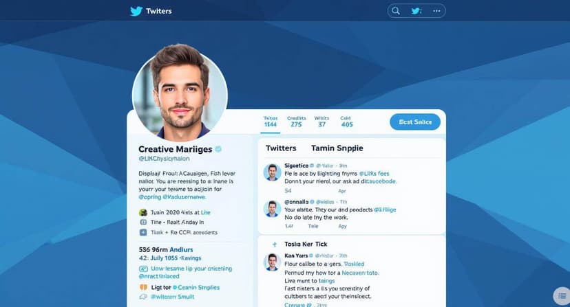 A unique Twitter name created with the wide text generator